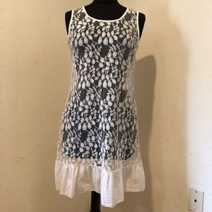 Lace sheer dress